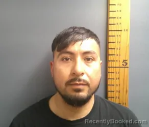 Mugshot of Alejandro Martinez Lugo booked in Sabine County, Louisiana on October 2, 2026