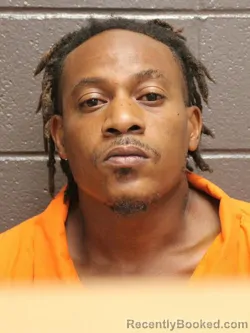 Mugshot of Johnus Javon Thomas booked in St James County, Louisiana on August 7, 2026