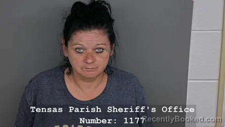 Mugshot of Sally Ann Nethery booked in Tensas County, Louisiana on September 27, 2026