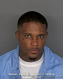 Mugshot of DALVIN D BASS booked in Tensas County, Louisiana on April 8, 2026