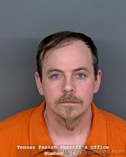 Mugshot of KEVIN MICHAEL HAMBY booked in Tensas County, Louisiana on July 30, 2026