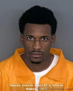 Mugshot of TAMYRON D BURRELL booked in Tensas County, Louisiana on March 30, 2026