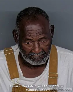 Mugshot of THOMAS PERCY booked in Tensas County, Louisiana on April 6, 2026