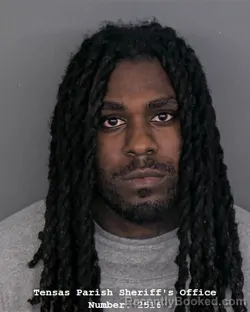 Mugshot of CEDARRICK A BROOKS booked in Tensas County, Louisiana on April 8, 2026