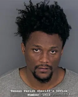 Mugshot of JALEN RICHARDSON booked in Tensas County, Louisiana on April 8, 2026