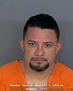 Mugshot of FRANCIS MANUEL SALINAS PEREZ booked in Tensas County, Louisiana on April 17, 2026