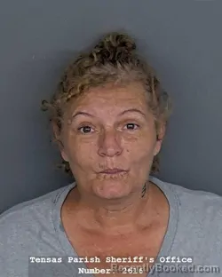 Mugshot of Mary Elizabeth Hogan booked in Tensas County, Louisiana on September 2, 2026