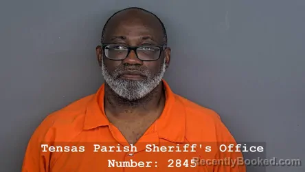 Mugshot of Will Christopher Williams booked in Tensas County, Louisiana on October 11, 2026