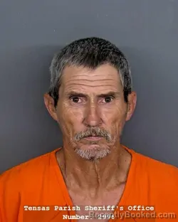 Mugshot of Fred Oliver Johnson booked in Tensas County, Louisiana on September 7, 2026