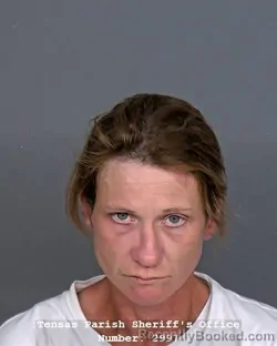 Mugshot of Jennifer Mcclung Holley booked in Tensas County, Louisiana on September 7, 2026