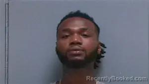 Mugshot of Dashon Isiah Pendergrass booked in Darlington County, South Carolina on August 16, 2026