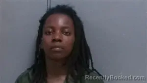Mugshot of Shardazia Kensha Gregg booked in Darlington County, South Carolina on August 17, 2026