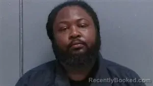 Mugshot of Donovan Jerel Squire booked in Darlington County, South Carolina on October 8, 2026