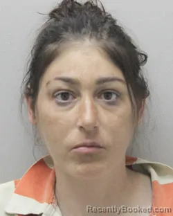 Mugshot of Ashley Marie Johnston booked in Vermilion County, Louisiana on October 1, 2026