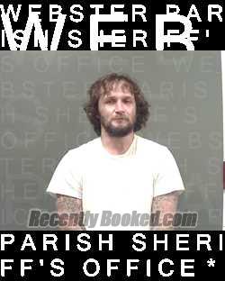 Booking photo from Webster Parrish, Louisiana