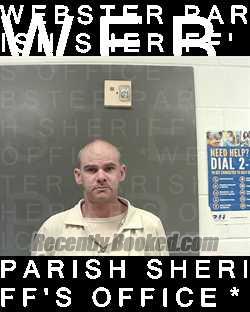 Booking photo from Webster Parrish, Louisiana