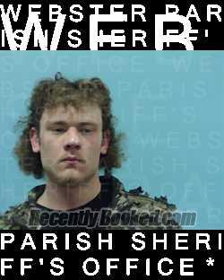 Booking photo from Webster Parrish, Louisiana