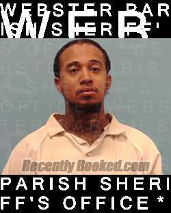 Booking photo from Webster Parrish, Louisiana