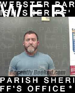 Booking photo from Webster Parrish, Louisiana