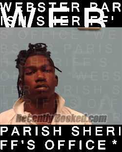 Booking photo from Webster Parrish, Louisiana
