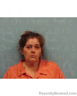Booking photo from Webster Parrish, Louisiana