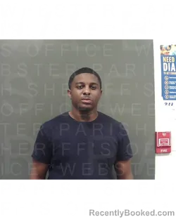 Booking photo from Webster Parrish, Louisiana