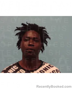 Mugshot of DEMETRIUS MILLER booked in Webster County, Louisiana on March 27, 2026