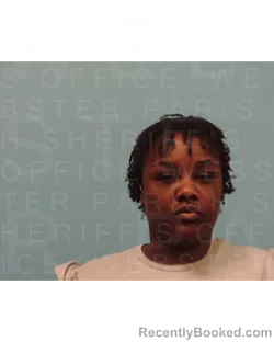 Mugshot of TERESA BABLES booked in Webster County, Louisiana on March 27, 2026