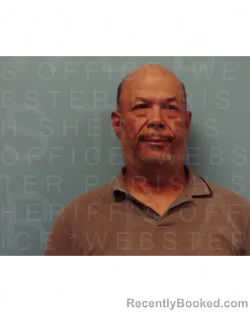 Mugshot of TRAVIS JOHNSON booked in Webster County, Louisiana on March 28, 2026