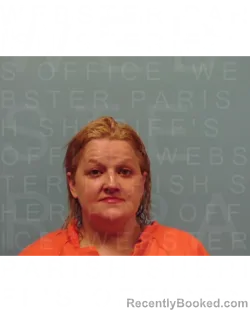 Mugshot of JENNIFER BROWN booked in Webster County, Louisiana on March 28, 2026