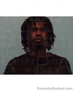 Mugshot of JALIK DAWONE STEPHENS booked in Webster County, Louisiana on March 28, 2026