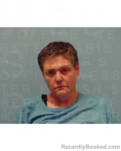 Mugshot of MELANIE TULLOS booked in Webster County, Louisiana on April 3, 2026