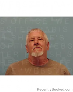 Mugshot of JEFFREY HOLLEY booked in Webster County, Louisiana on April 4, 2026