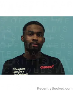 Mugshot of DERAYIS TAYLOR booked in Webster County, Louisiana on April 4, 2026