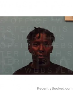 Mugshot of DAMARCUS TRAYVON GREEN booked in Webster County, Louisiana on April 12, 2026