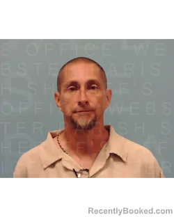 Mugshot of MICKIE WAYNE BELLO booked in Webster County, Louisiana on April 20, 2026