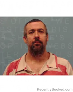 Mugshot of JASON ALDEN SHAW booked in Webster County, Louisiana on April 21, 2026