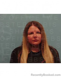 Mugshot of KAYLEIGH JOHNSON booked in Webster County, Louisiana on April 23, 2026