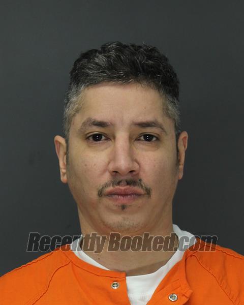 Booking photo from Bergen County, New Jersey