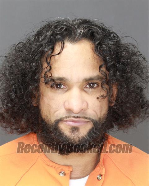 Booking photo from Bergen County, New Jersey