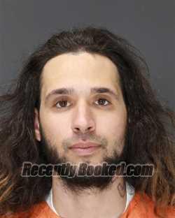 Booking photo from Bergen County, New Jersey