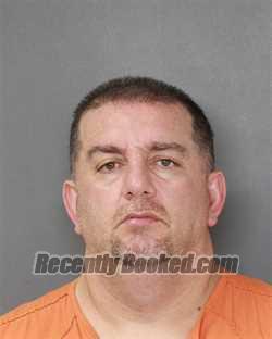 Booking photo from Bergen County, New Jersey