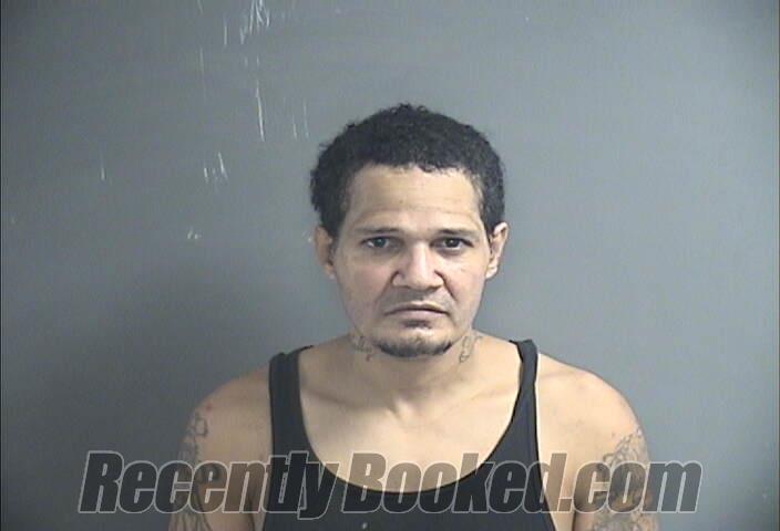 Booking photo from Cumberland County, New Jersey