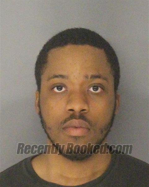 Booking photo from Essex County, New Jersey