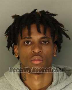 Booking photo from Essex County, New Jersey