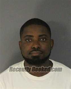 Booking photo from Essex County, New Jersey