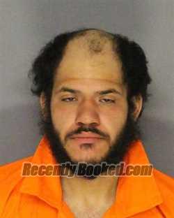 Booking photo from Essex County, New Jersey