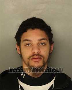 Booking photo from Essex County, New Jersey