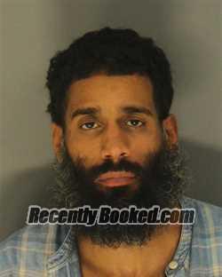 Booking photo from Essex County, New Jersey