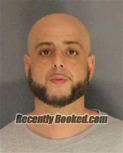 Booking photo from Essex County, New Jersey